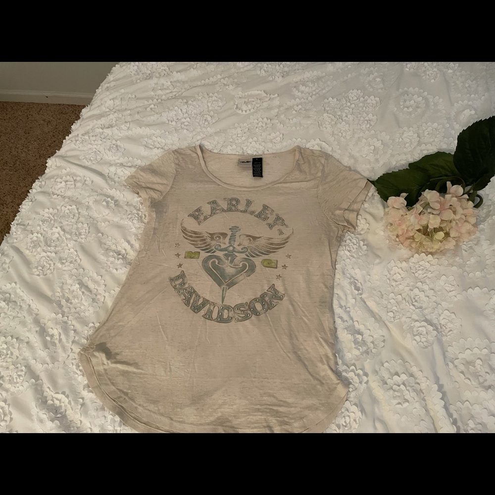 Harley Davidson T. Rhinestones/ Sparkle L